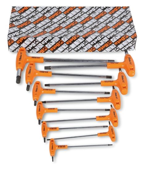 Afbeeldingen van BETA Haakse stiftsleutelset 96T/S11 11x