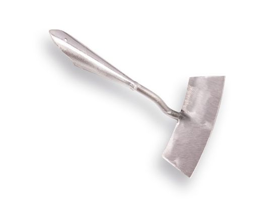 Afbeeldingen van Schoffel gesmeed blank rond model 18CM