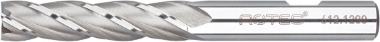 Afbeeldingen van ROTEC Vingerfrees HSS-E DIN844 lang ongecoat 2MM