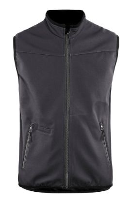 Afbeeldingen van BLÅKLÄDER Softshell bodywarmer 3850 medium grijs/zwart 2XL