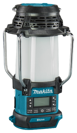Afbeeldingen van Camping lamp DMR056 met radio en Blu 14,4/18V