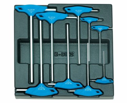 Afbeeldingen van GEDORE Stiftsleutelset met T-greep 9x