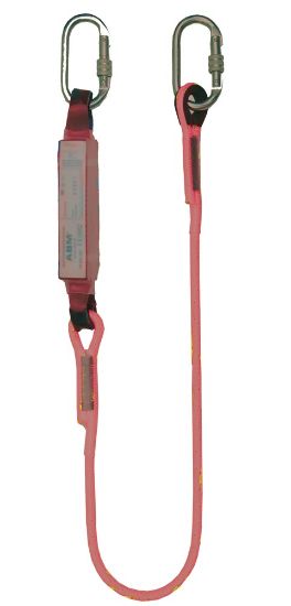 Afbeeldingen van ELLERsafe Vanglijn + valdemper LB101 2x karabijnhaak 2M