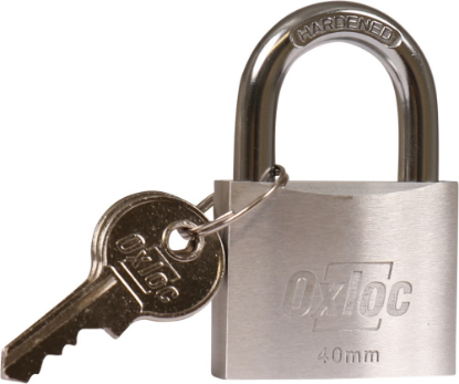 Afbeeldingen van OXLOC Cilinderhangslot TITALIUM 30MM ALU30 VS