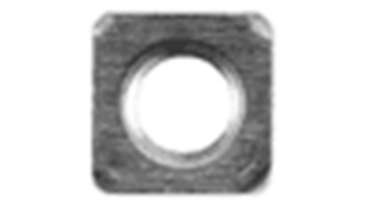 Afbeeldingen van Vierkantmoer laag DIN562 A2 M10 