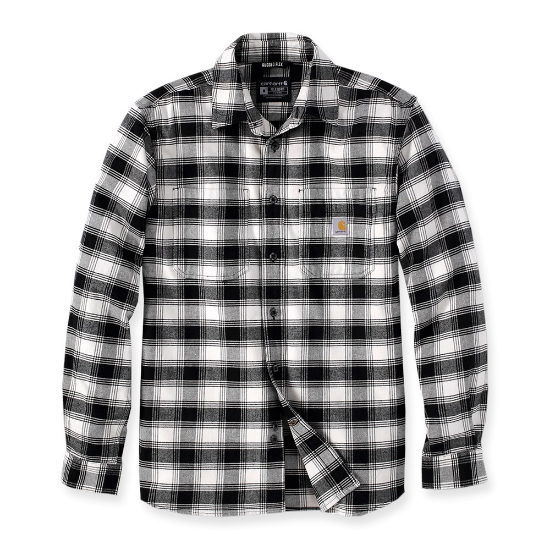 Afbeeldingen van CARHARTT Overhemd flannel geruit lange mouwen 105945 malt 2XL
