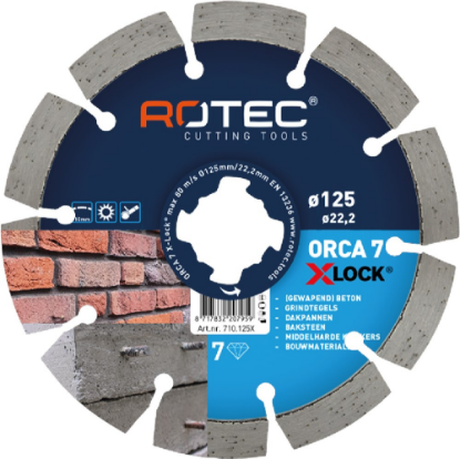 Afbeeldingen van ROTEC Diamantzaagblad GC-2010 X-Lock 115X2,3X22,2MM