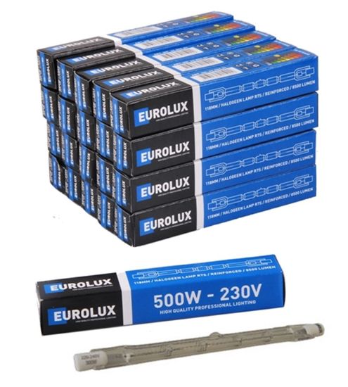 Afbeeldingen van EUROLUX Halogeenlamp klasse C R7S 240V 240W