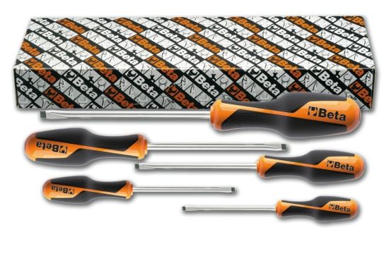 Afbeeldingen van BETA Schroevendraaierset sleuf 5x 1264/S5
