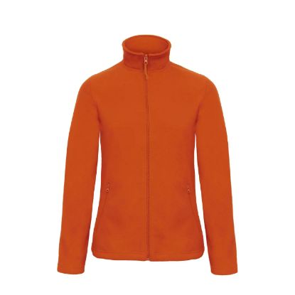 Afbeeldingen van B&C Fleece jas ID.501 dames 5FWI51 pompoen oranje 2XL