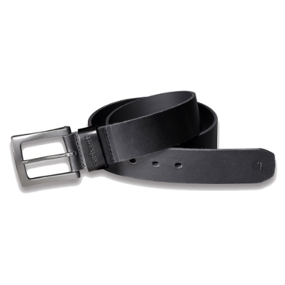 Afbeeldingen van CARHARTT Leren riem met gesp 800609 zwart W34