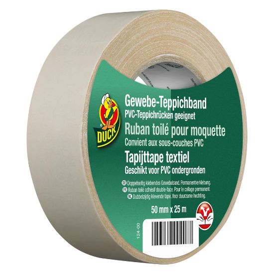 Afbeeldingen van DUCK Tapijttape textiel 50MM 25M