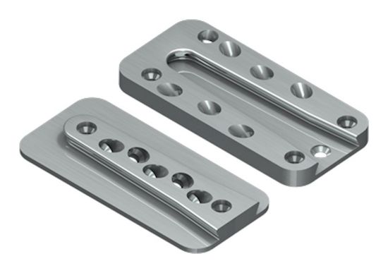 Afbeeldingen van GEBR. BODEGRAVEN Blinde houtverbinding ALU 170X80X18MM 100X200MM