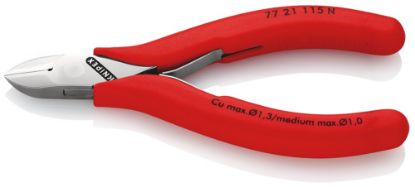 Afbeeldingen van KNIPEX Zijsnijtang elektro 7721115N DIN9654