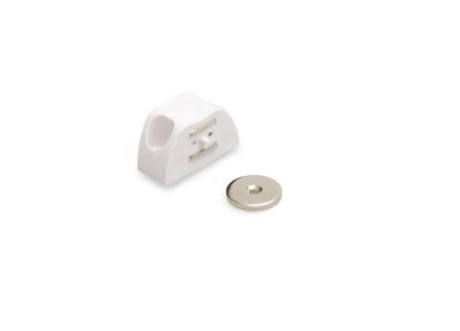 Afbeeldingen van Magneetsnapper hoekmodel slagvast wit 4kg