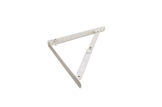 Afbeeldingen van Plankdrager opvouwbaar staal wit 300X300MM