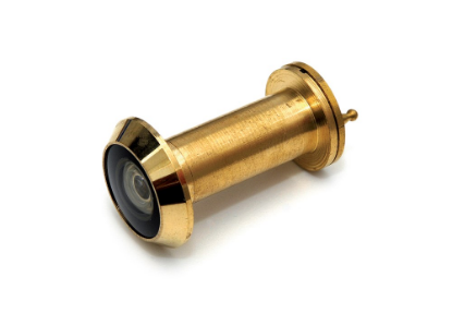 Afbeeldingen van Deurspion 200° Me gepolijst 14MM 35-55 30min