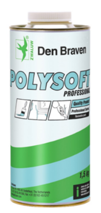 Afbeeldingen van ZWALUW Plamuur Polysoft Professioneel grijs 1,5kg
