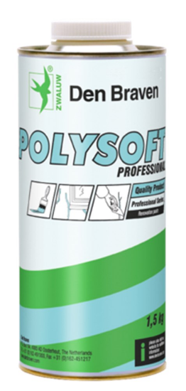 Afbeeldingen van ZWALUW Plamuur Polysoft Professioneel wit 1,5kg