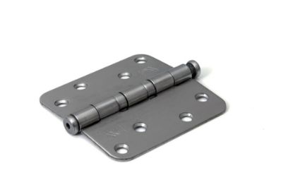 Afbeeldingen van DX Kogellagerscharnier ronde hoeken + pen RVS geborsteld