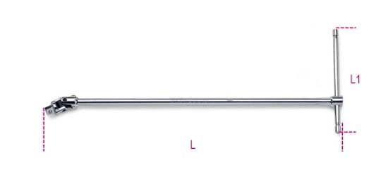 Afbeeldingen van BETA T-sleutel ½" cardangewricht 920/40