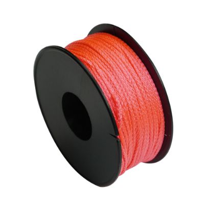 Afbeeldingen van MELKMEISJE Schietloodkoord fluor roze 1,3MM 50M