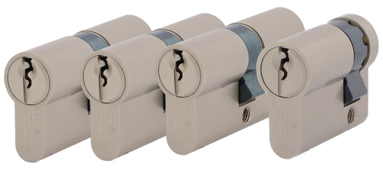 Afbeeldingen van OXLOC Profielcilinderset O5 3x 30/30MM + 1x 10/30MM SKG**