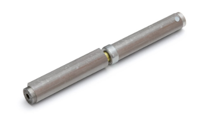 Afbeeldingen van Aanlaspaumelle RVS veer & kogellager 180X18MM