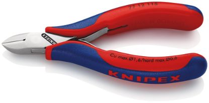 Afbeeldingen van KNIPEX Zijsnijtang elektro 7712115 DIN9654