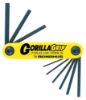 Afbeeldingen van BONDHUS Opvouwbare inbussleutelset GORILLAGRIP 0,05"-3/16" 