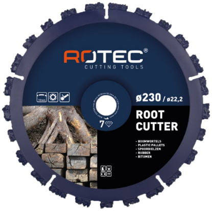 Afbeeldingen van ROTEC Diamantgritzaagblad Root Cutter 125X4,0X22,2MM