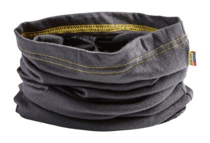 Afbeeldingen van BLÅKLÄDER Bandana merino 2037 donkergrijs geel onesize