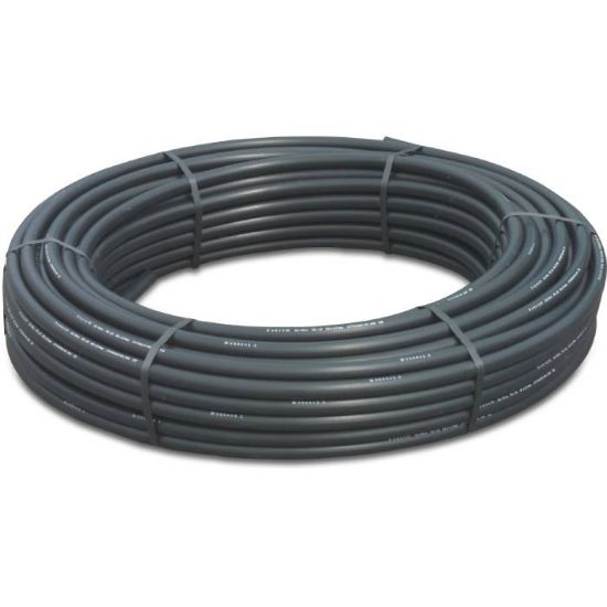 Afbeeldingen van Drukbuis glad SDR 9 PE zwart/blauw 32X3,5MM 6bar KIWA