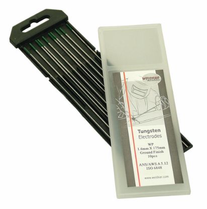 Afbeeldingen van Wolfraam elektroden WP groen 1,6MM