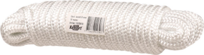 Afbeeldingen van KELFORT Koord gevlochten wit 8MM 10M