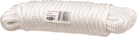Afbeeldingen van KELFORT Koord gevlochten wit 8MM 10M