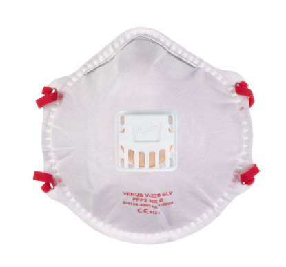 Afbeeldingen van FFP2 RESPIRATOR W/ VALVE - 10PC XXX