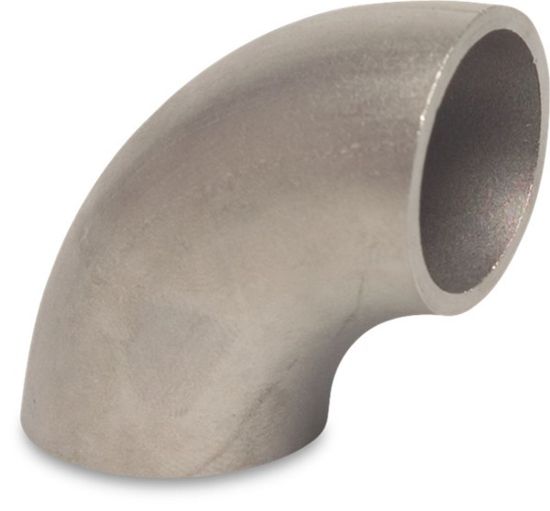 Afbeeldingen van Lasbocht 90° RVS316 76,1X76,1X2,0MM stomplas 66bar