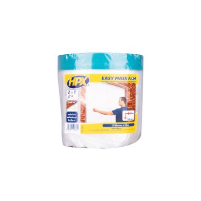 Afbeeldingen van HPX Easy Mask afdekfolie + cloth tape 110CM 20M
