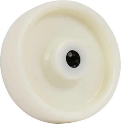 Afbeeldingen van KELFORT Wiel wit rubber met rollager 100MM