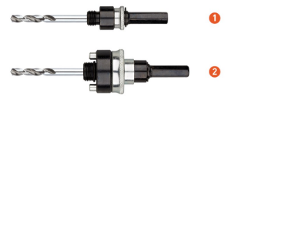 Afbeeldingen van ROTEC Adapter zeskant 9 Quick-Lock lang tbv gatzagen 14-30MM
