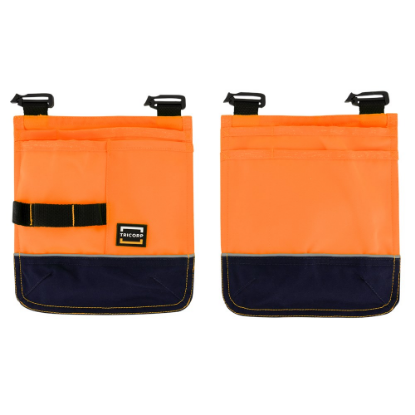 Afbeeldingen van TRICORP Swing pockets High Vis bi-colour 653004 fluor oranje/inkt onesize