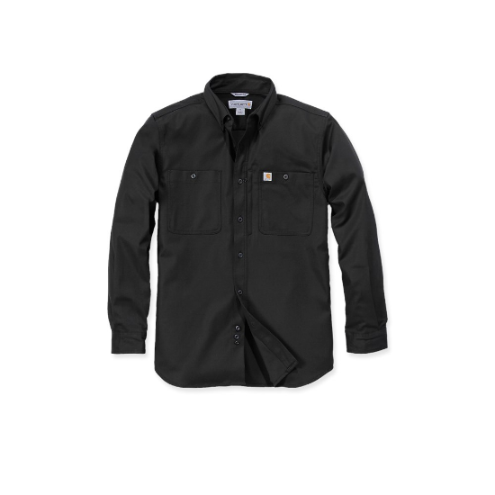 Afbeeldingen van CARHARTT Overhemd rugged prof 102538 zwart L