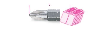 Afbeeldingen van BETA Bit ¼" PH0 25MM 861PH/C 0