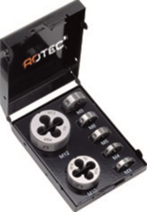 Afbeeldingen van ROTEC Snijplatenset 360 7-delig M3-M12