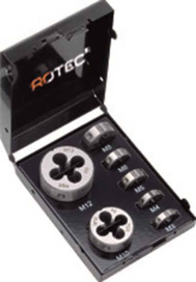 Afbeeldingen van ROTEC Snijplatenset 360 7-delig M3-M12