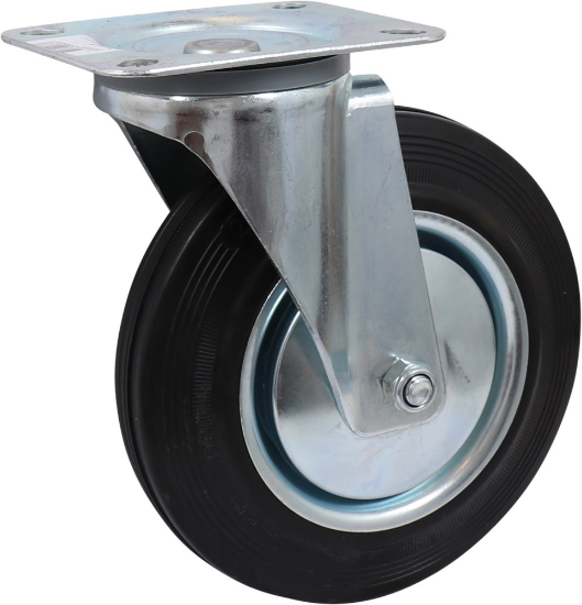 Afbeeldingen van KELFORT Zwenkwiel EV rubber velg 200MM