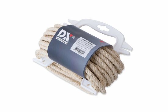 Afbeeldingen van DX Sisal 3-strengs naturel 8MM 10M
