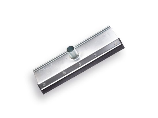 Afbeeldingen van PROLINE Mestschuiver recht 40CM verzinkt met canvas rubber