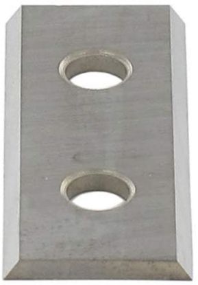 Afbeeldingen van ENT Keermes HM 2 snijkanten & 2 schroefgaten 30X12X1,5MM